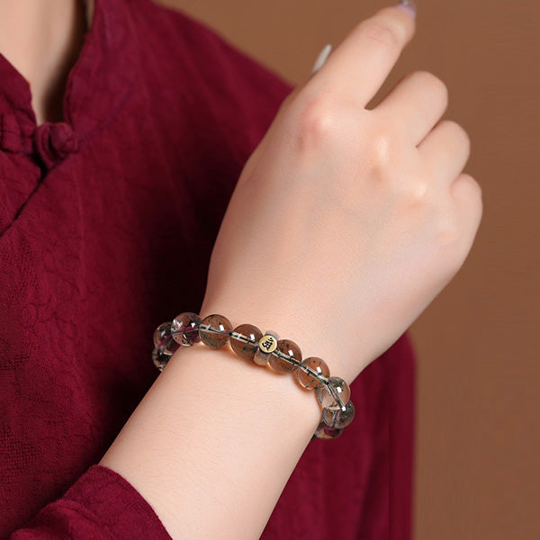 Career Luck Guardian Green Phantom Mala Bracelet